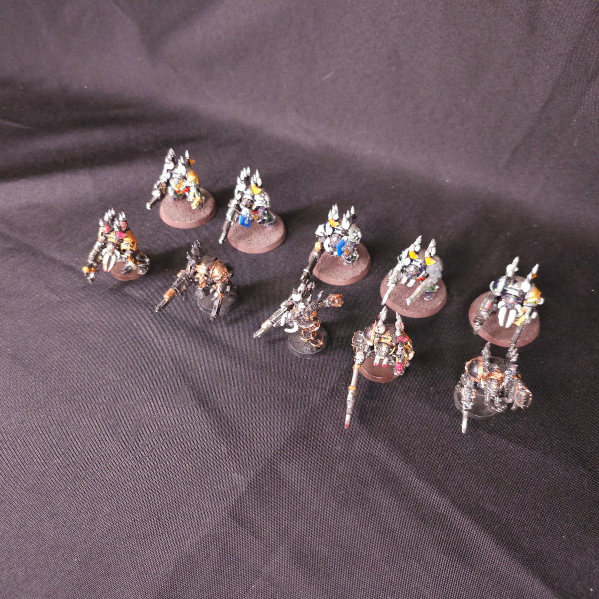 Painted OOP Metal Raptor Collection - full lot