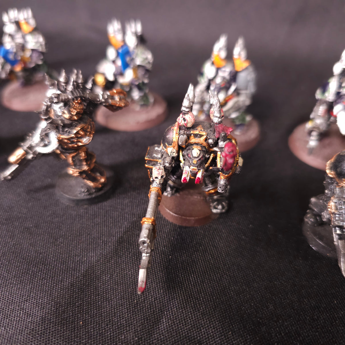 Painted OOP Metal Raptor Collection - detail view 2