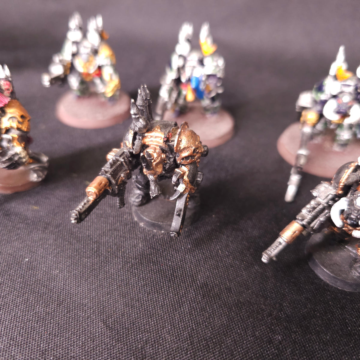Painted OOP Metal Raptor Collection - detail view 3