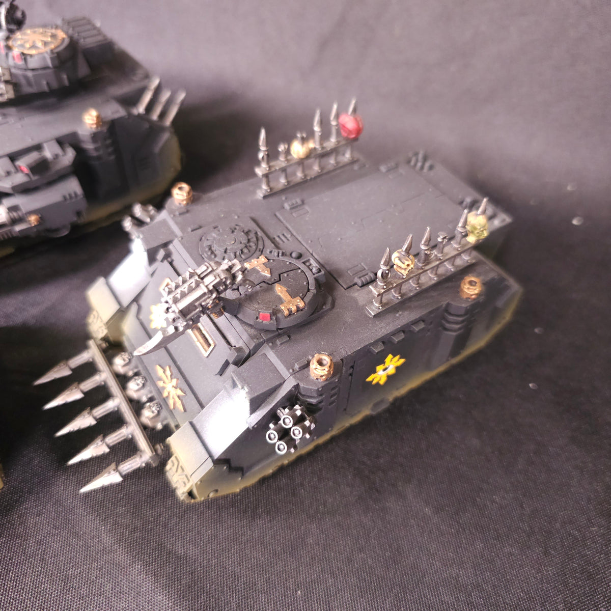 Painted Predator and Rhino Armour Group - detail view 2