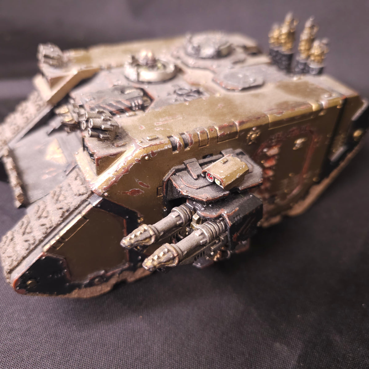 Painted Weathered Land Raider - detail view 2