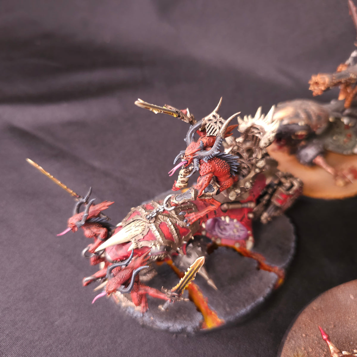 Painted Skull Cannons and Blood Throne - detail view 3