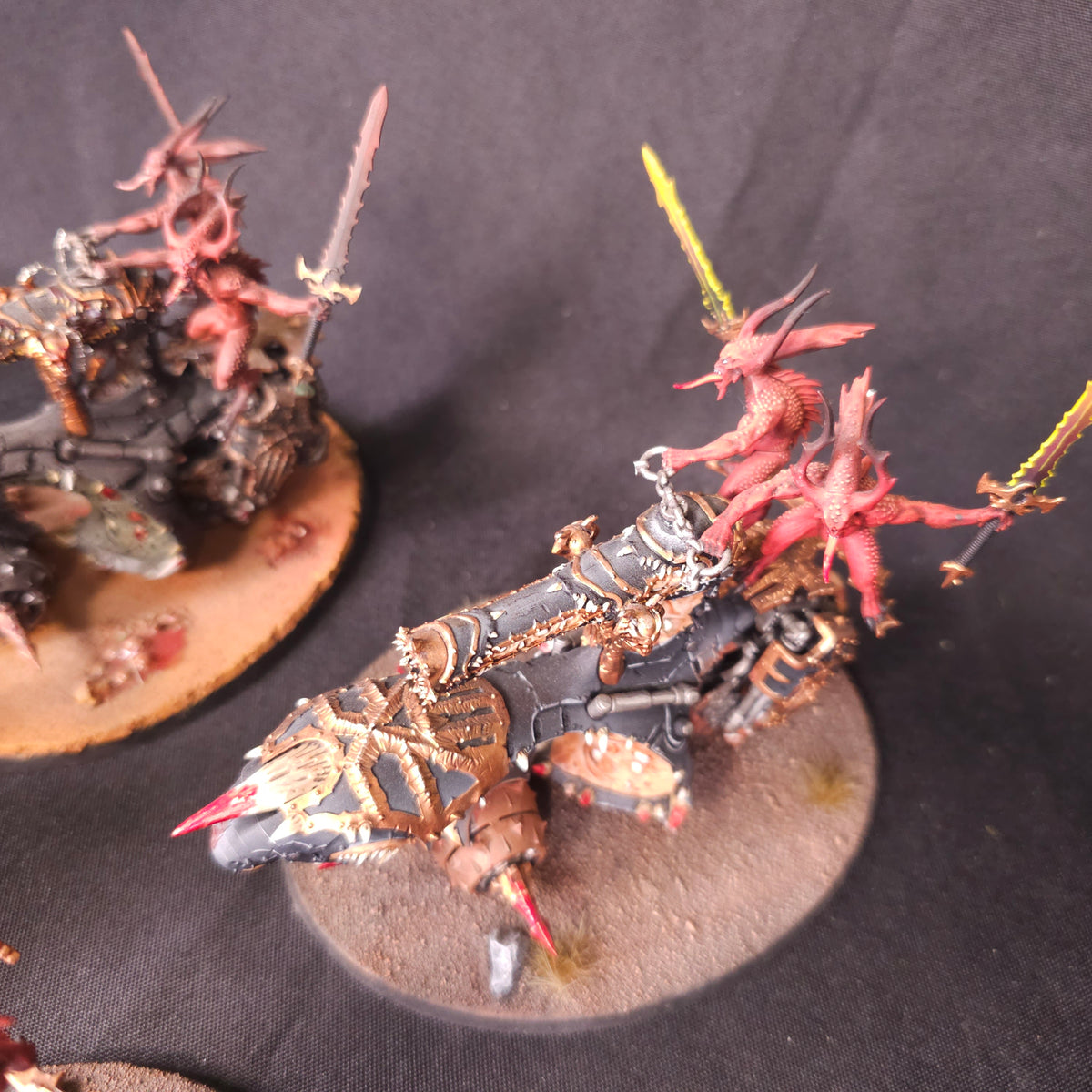 Painted Skull Cannons and Blood Throne - detail view 5