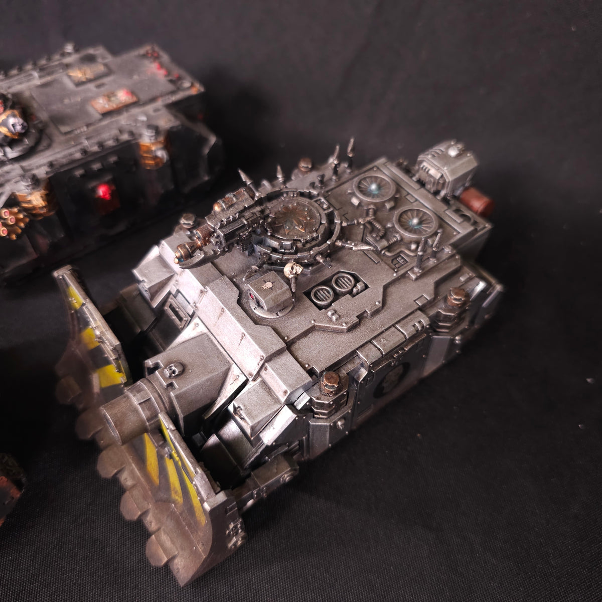 Painted Vindicator and Rhino Armour Group - detail view 2