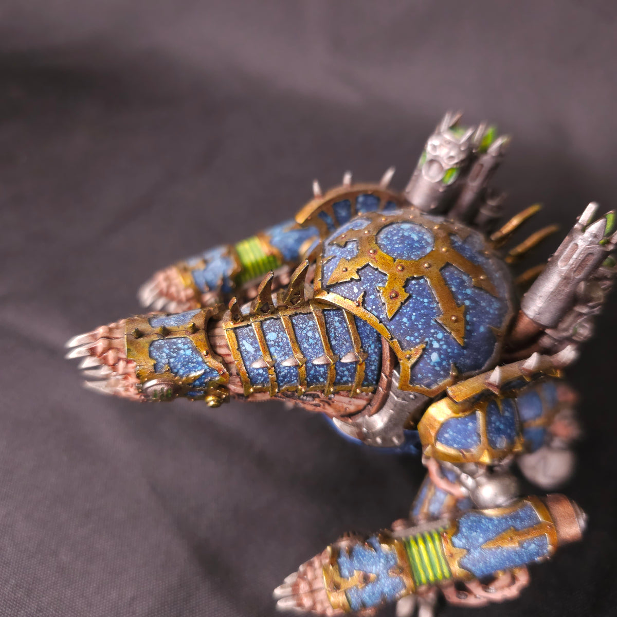 Blue and Gold Forgefiend — detail view 2