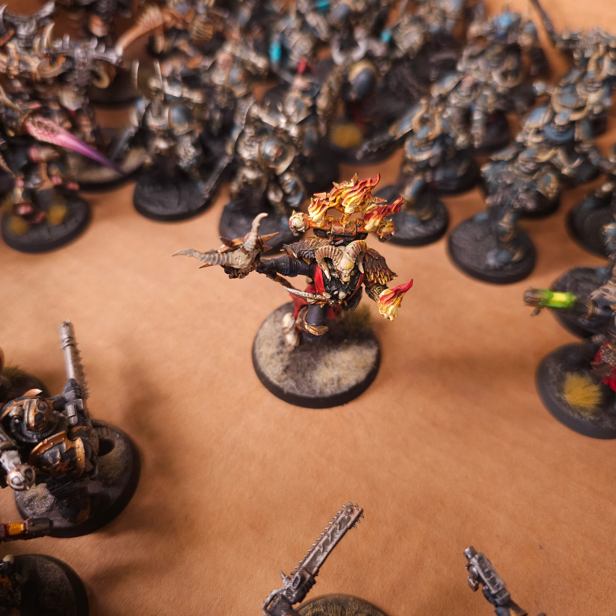 Black and Gold Infantry and Characters — detail view 1