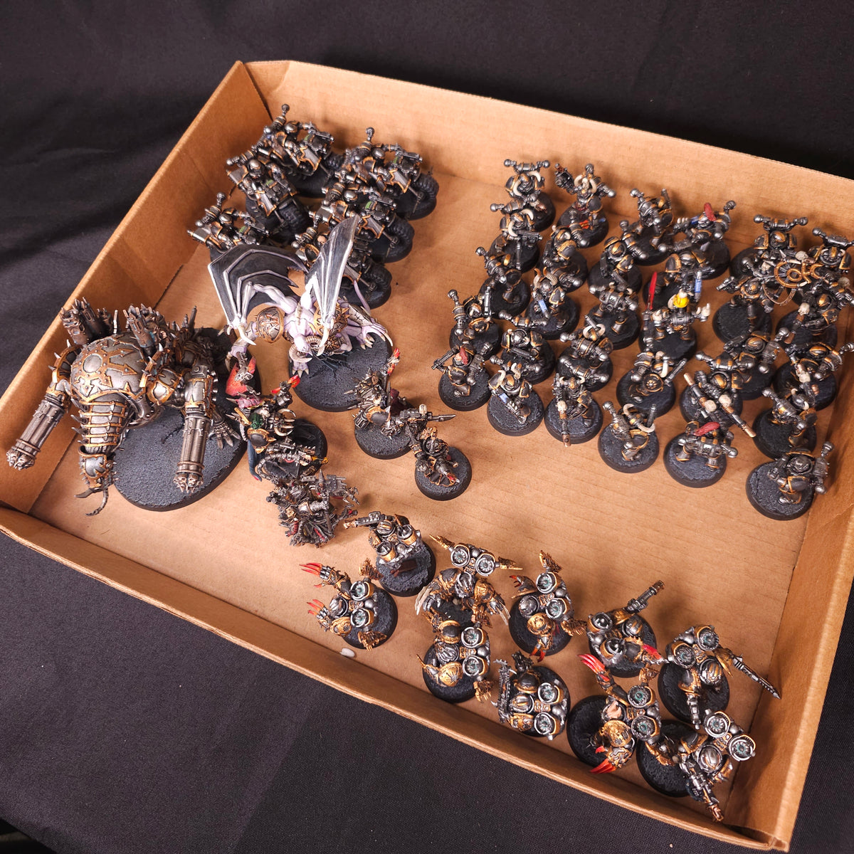 Black and Gold Combined Army — complete lot overview