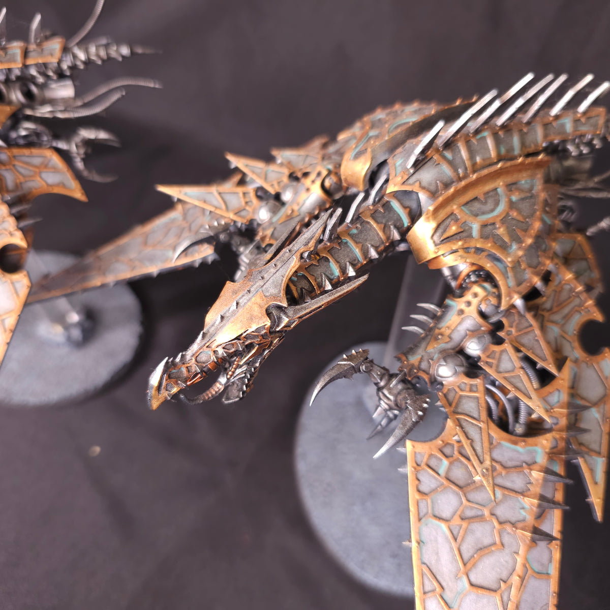Two Painted Heldrakes — detail view 1
