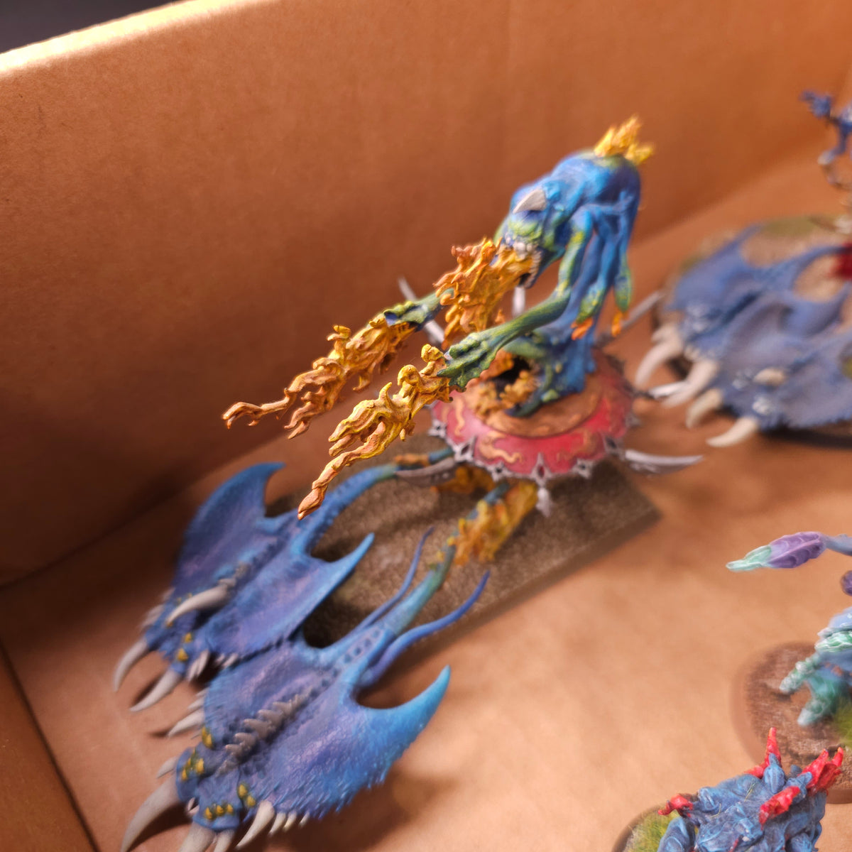 Painted Flamers and Burning Chariots - detail 1