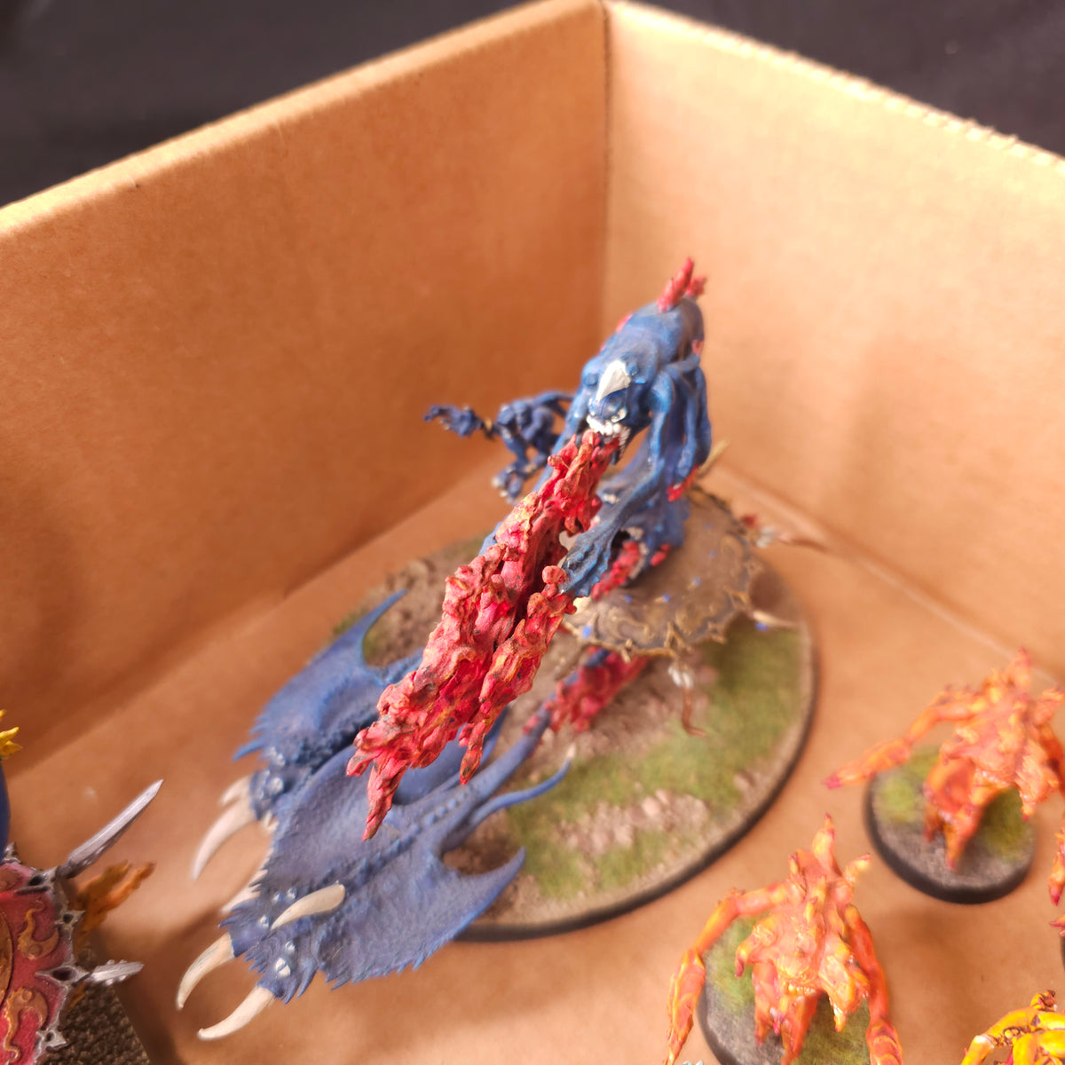 Painted Flamers and Burning Chariots - detail 2