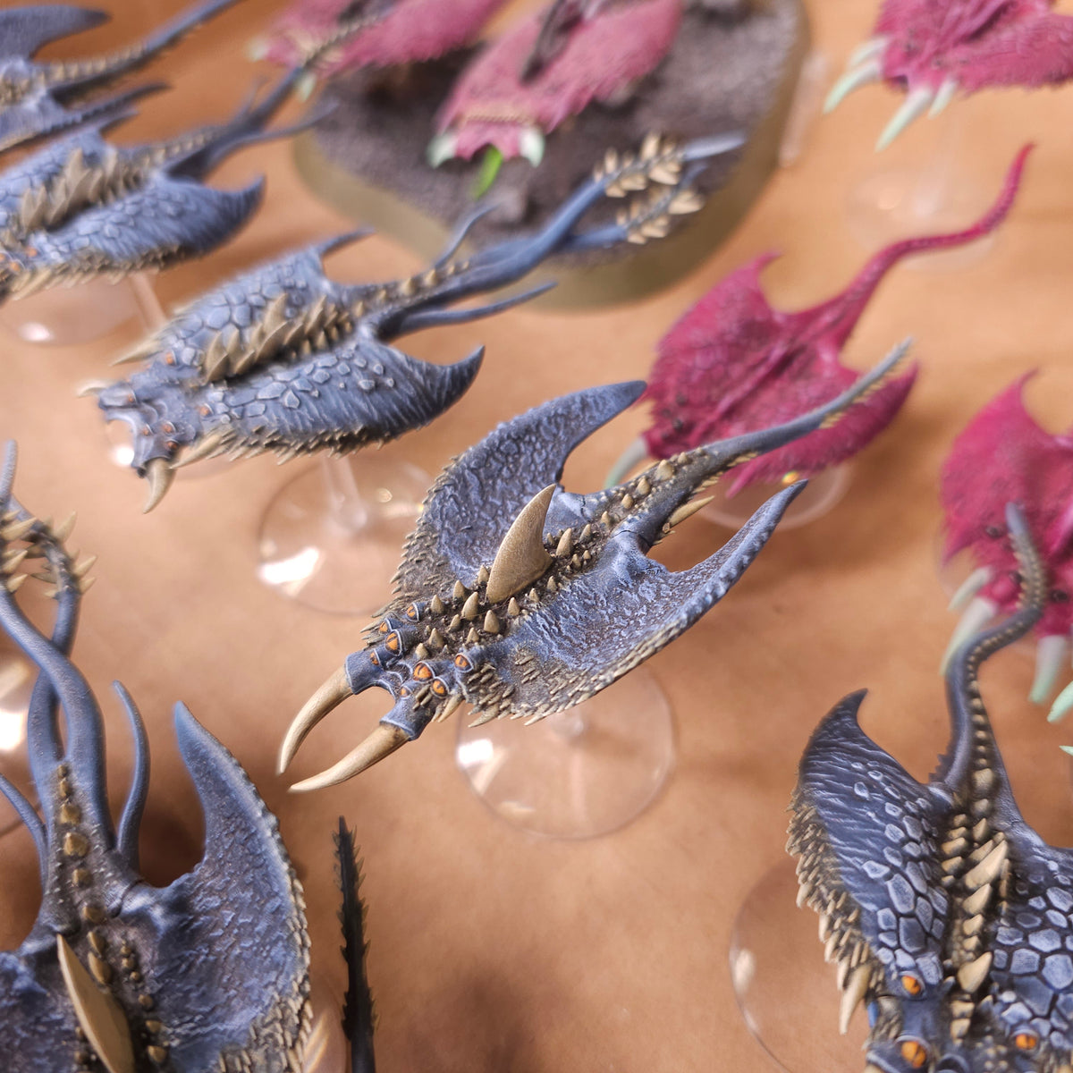 Painted Screamers and Herald Chariot - detail 1