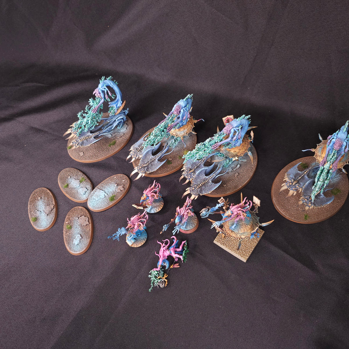 Painted Magnetized Chariots and Heralds - full lot