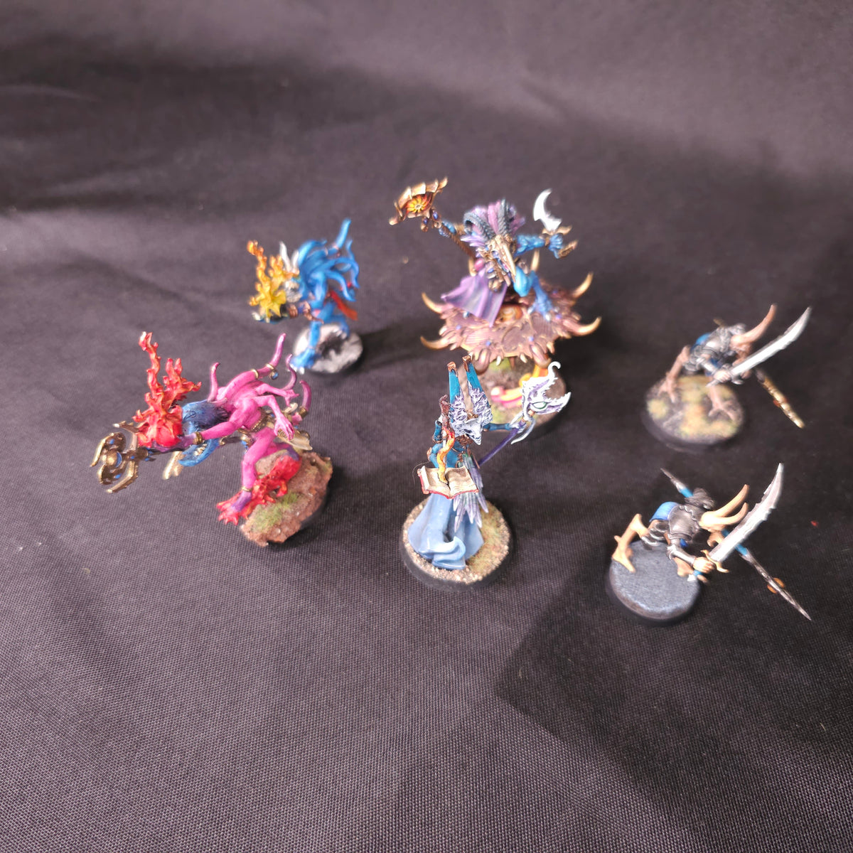 Painted Sorcerers and Daemonic Characters - full lot