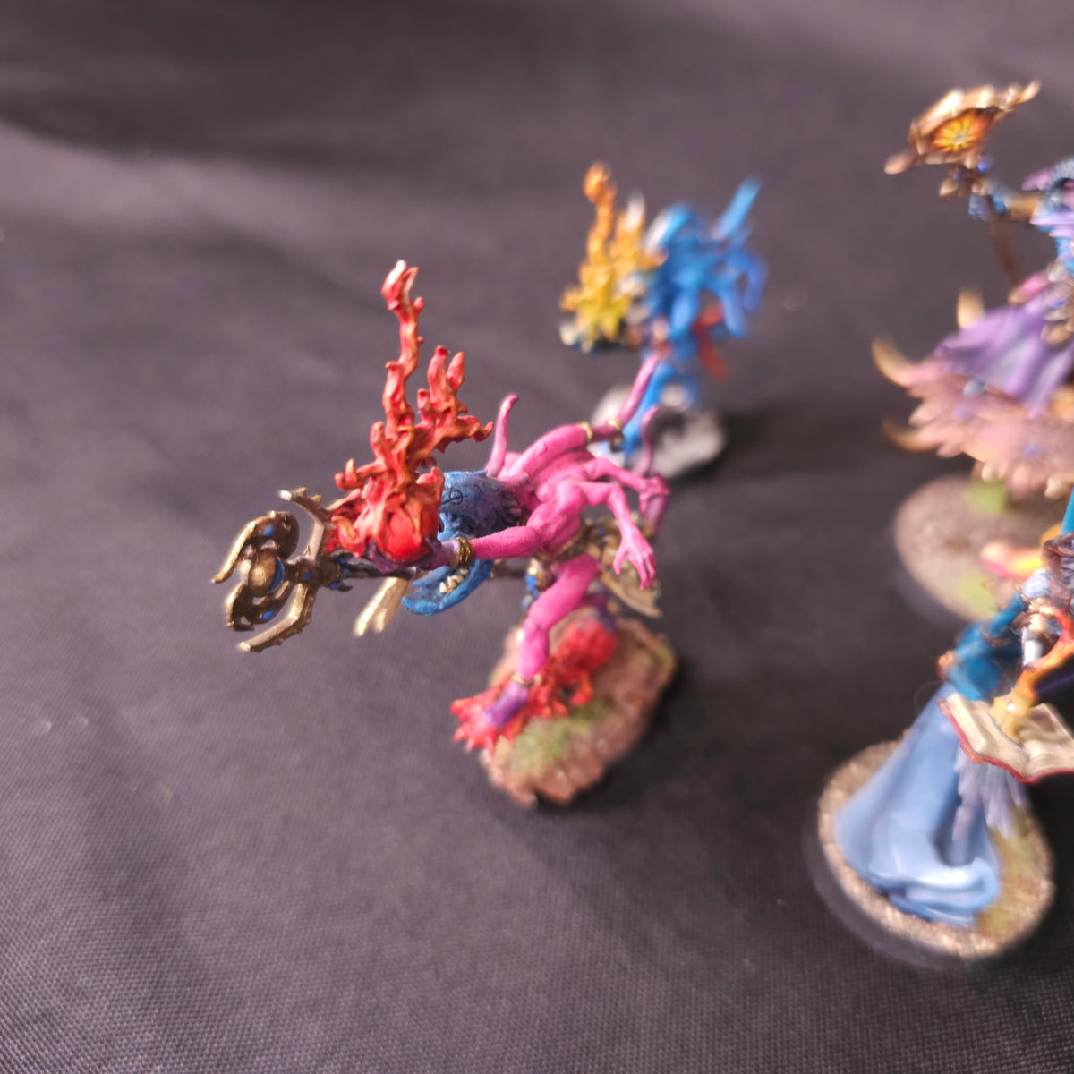 Painted Sorcerers and Daemonic Characters - detail 2