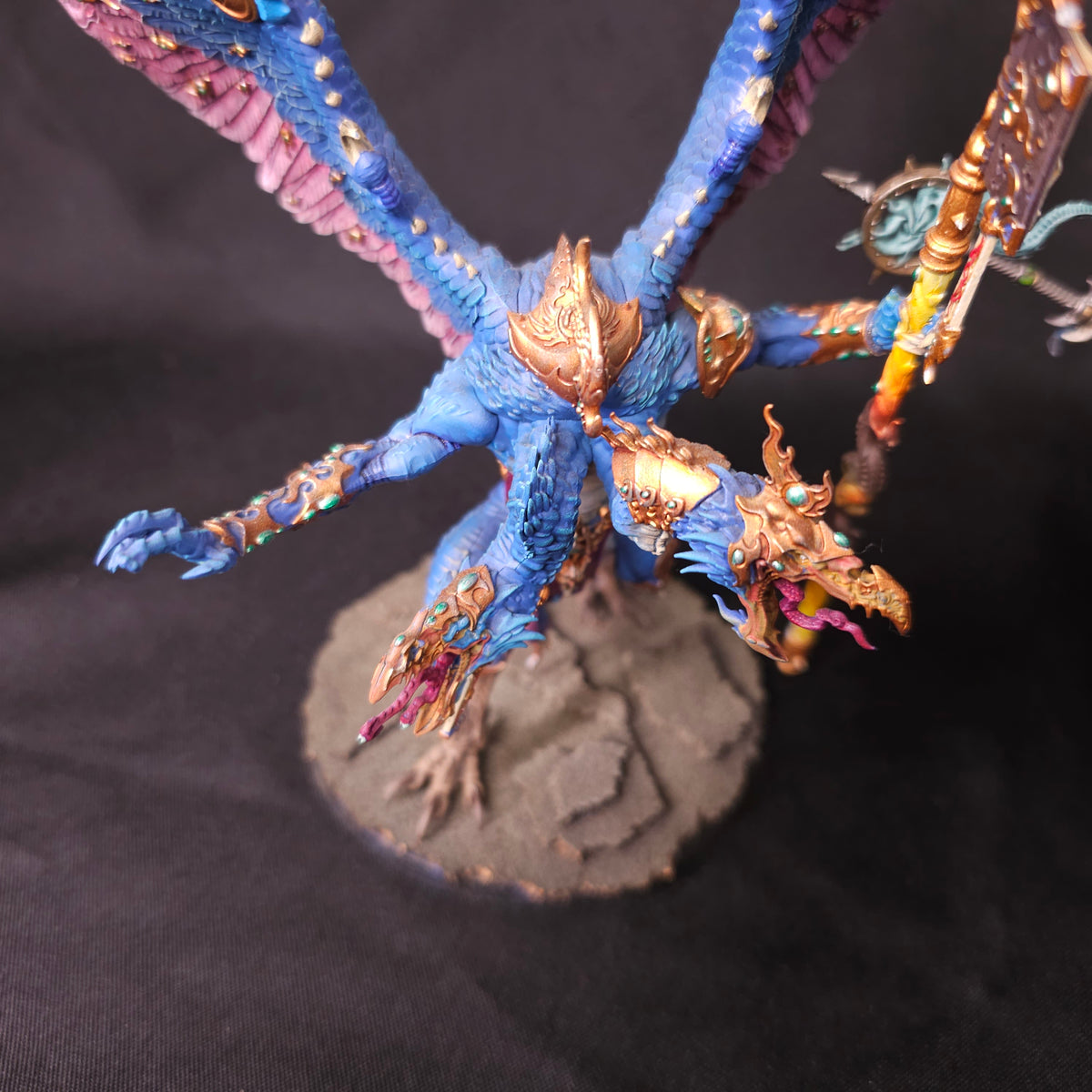 High-Quality Painted Lord of Change and Kairos - detail 1