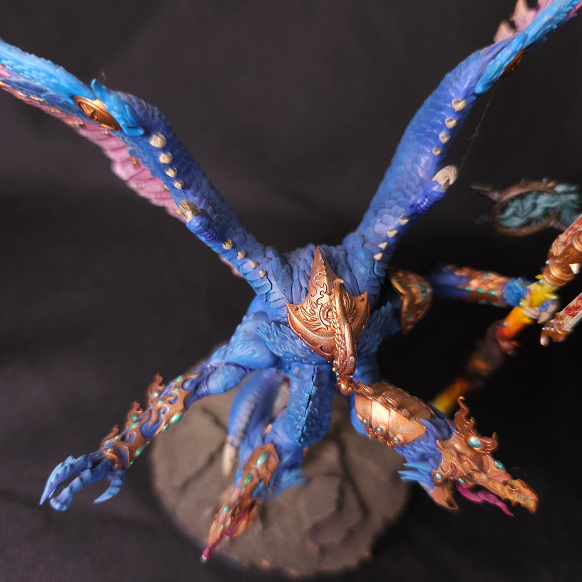 High-Quality Painted Lord of Change and Kairos - detail 2