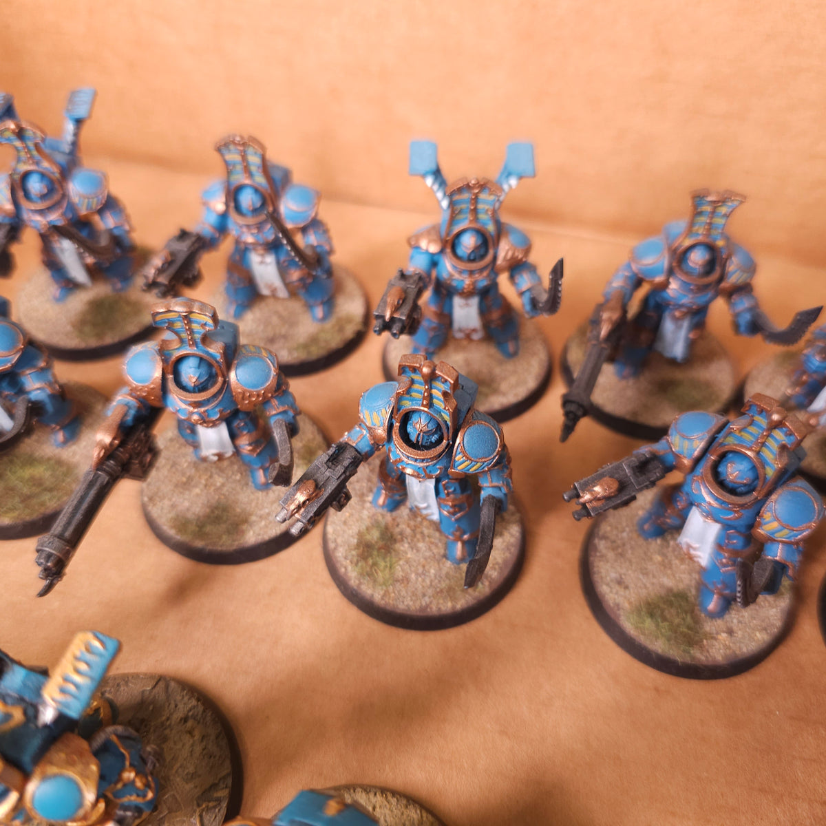 Painted Scarab Occult Terminators - detail 2