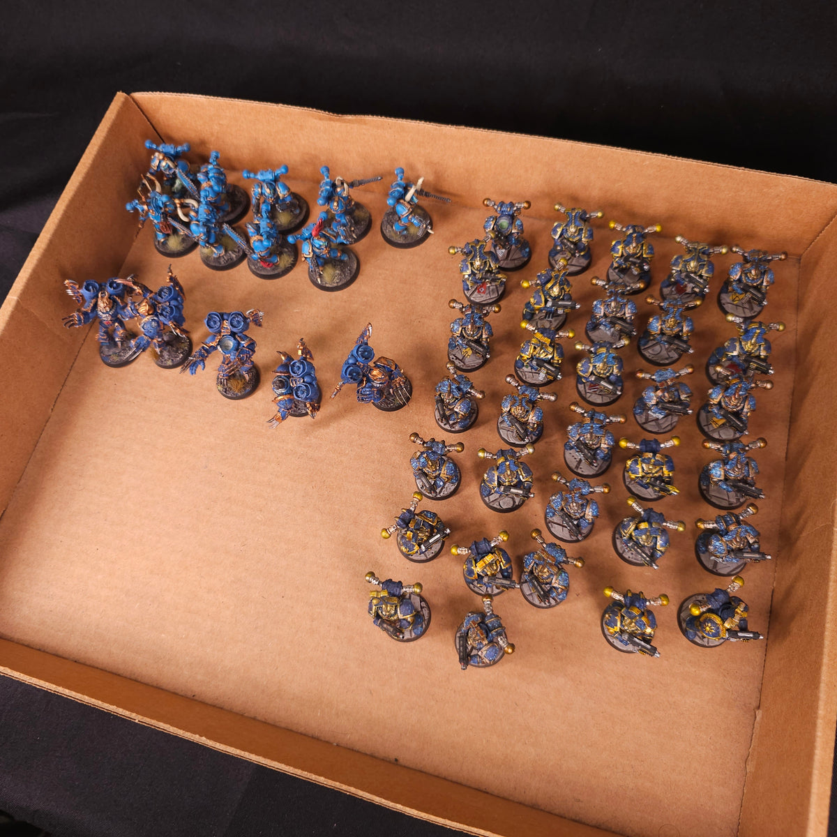 Painted Mixed Infantry and Mutated Marines - full lot