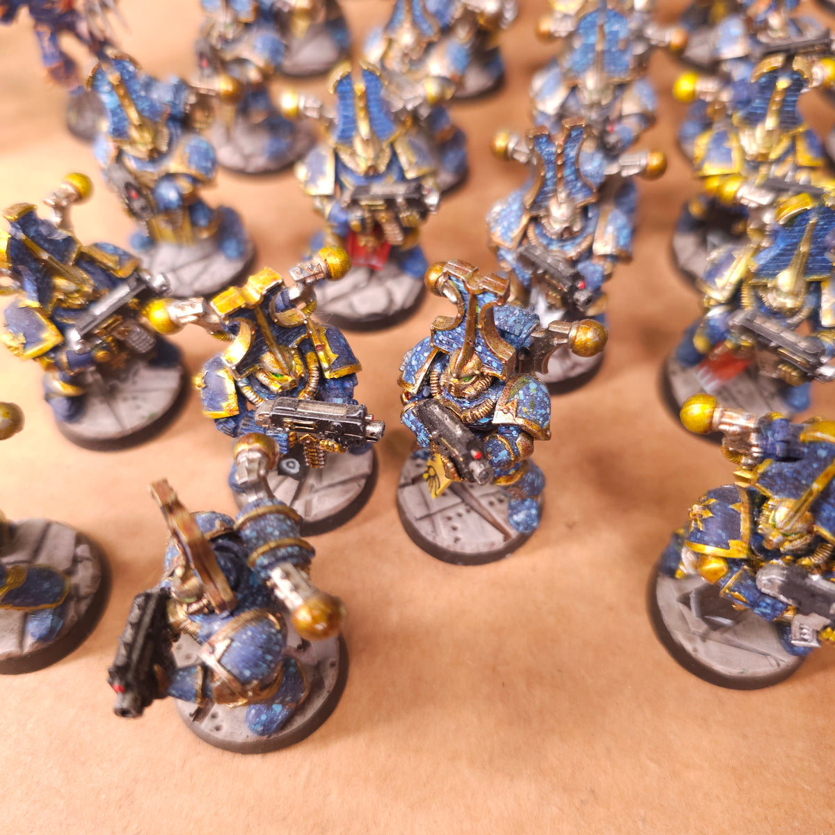 Painted Mixed Infantry and Mutated Marines - detail 1