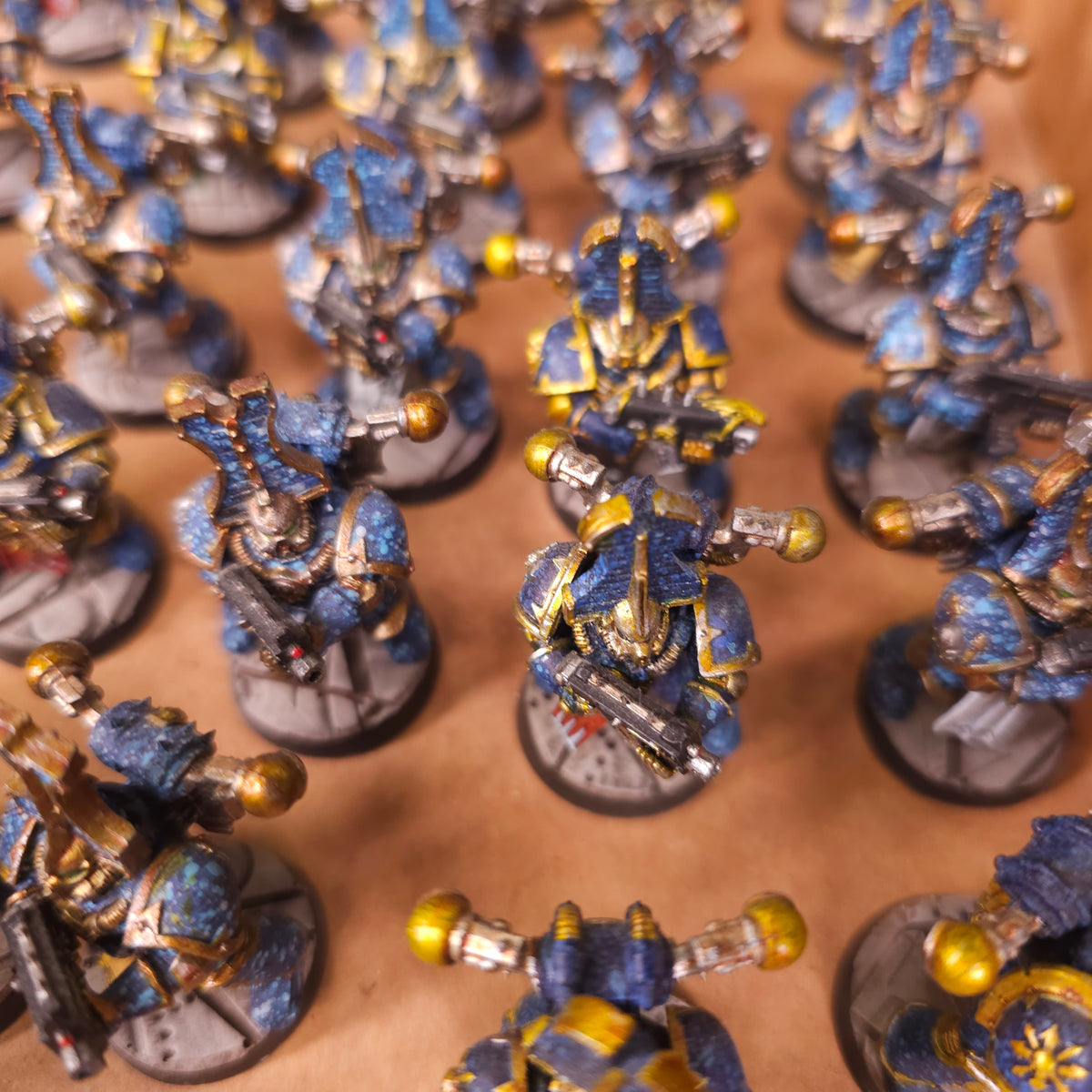 Painted Mixed Infantry and Mutated Marines - detail 2