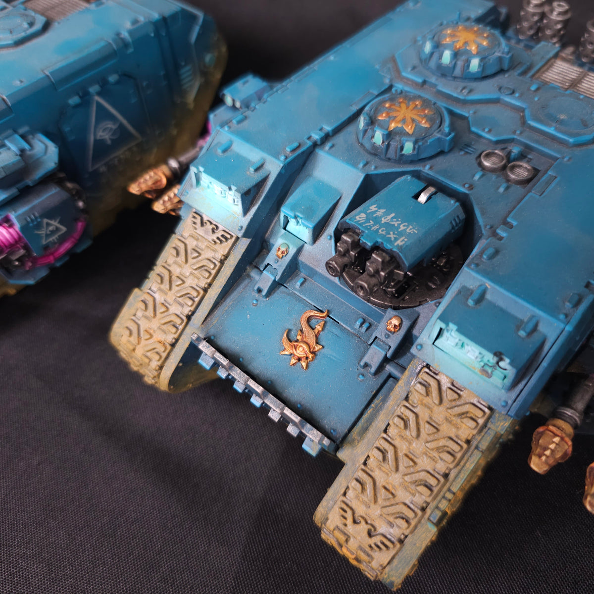 Painted Land Raider Pair - detail 2