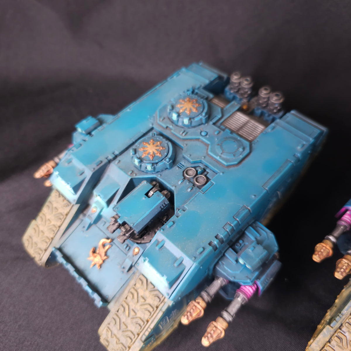 Painted Land Raider Pair - detail 3