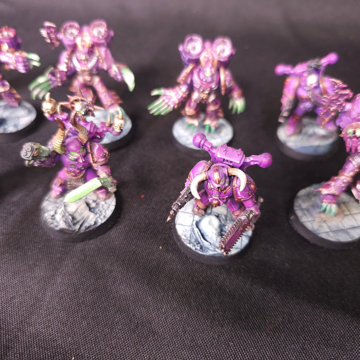 Painted Possessed Marines - detail 2