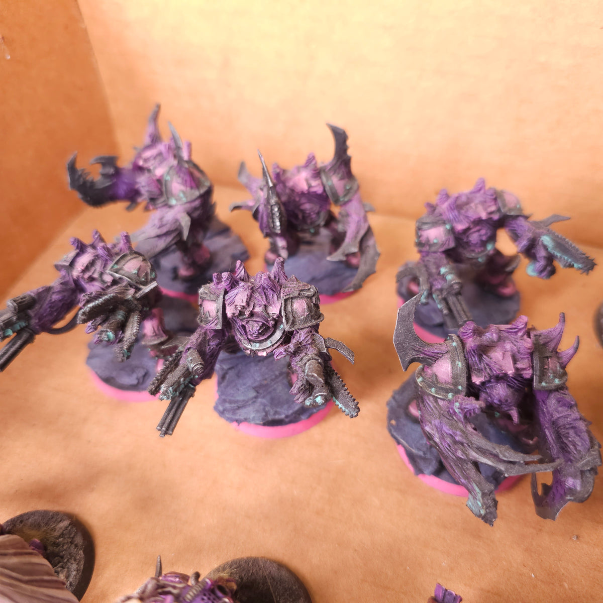 Painted Terminators, Obliterators and Raptors - detail 4