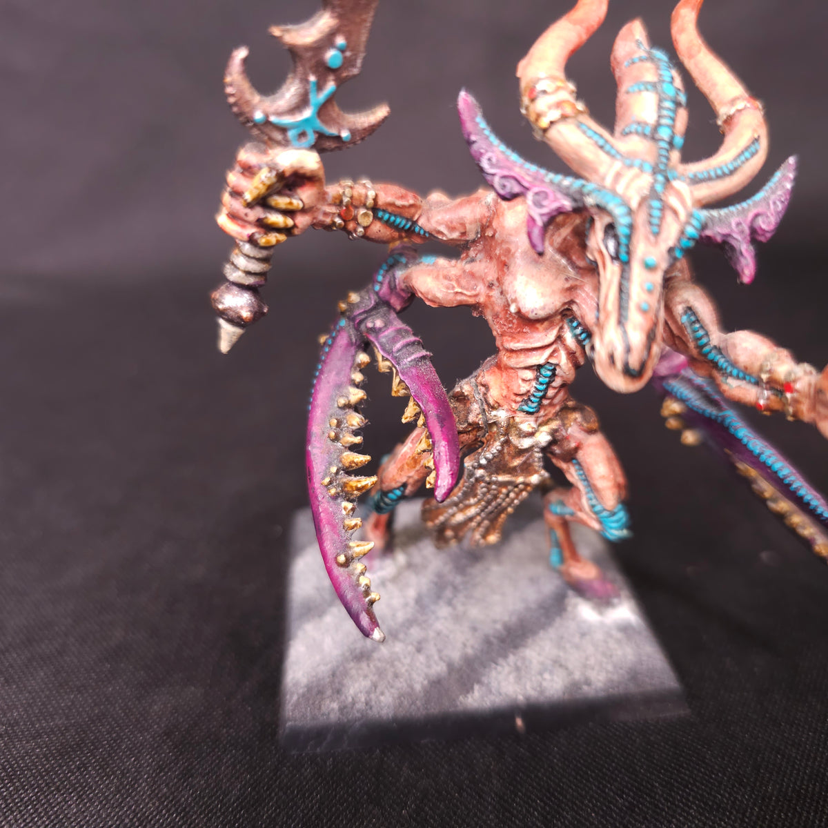 Painted Classic Metal Keeper of Secrets - detail 2
