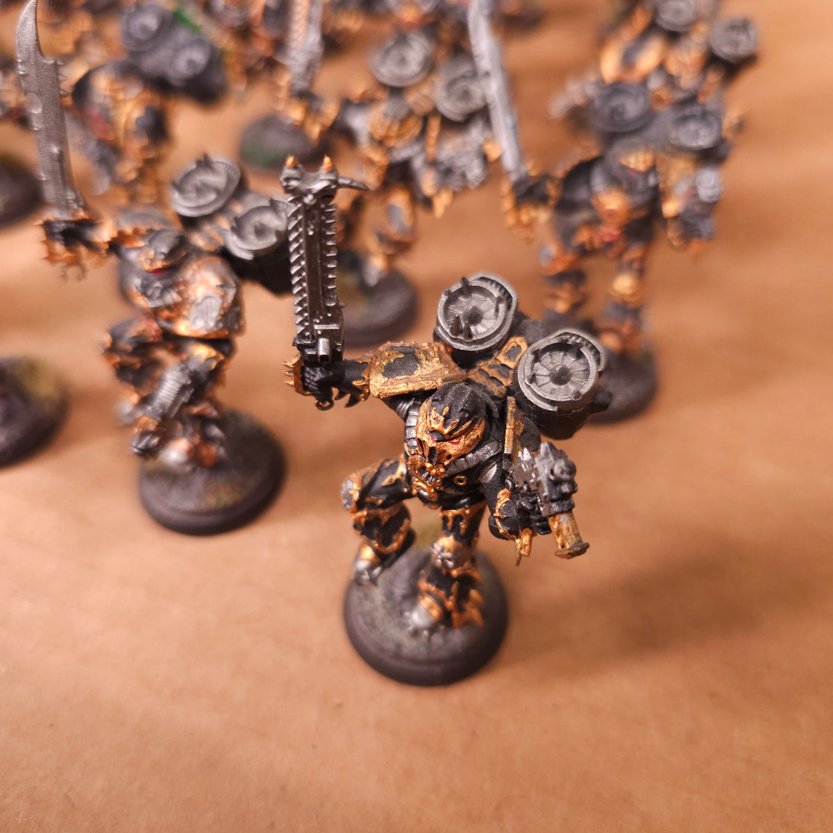 Painted Raptors Jump Infantry Force - detail 1