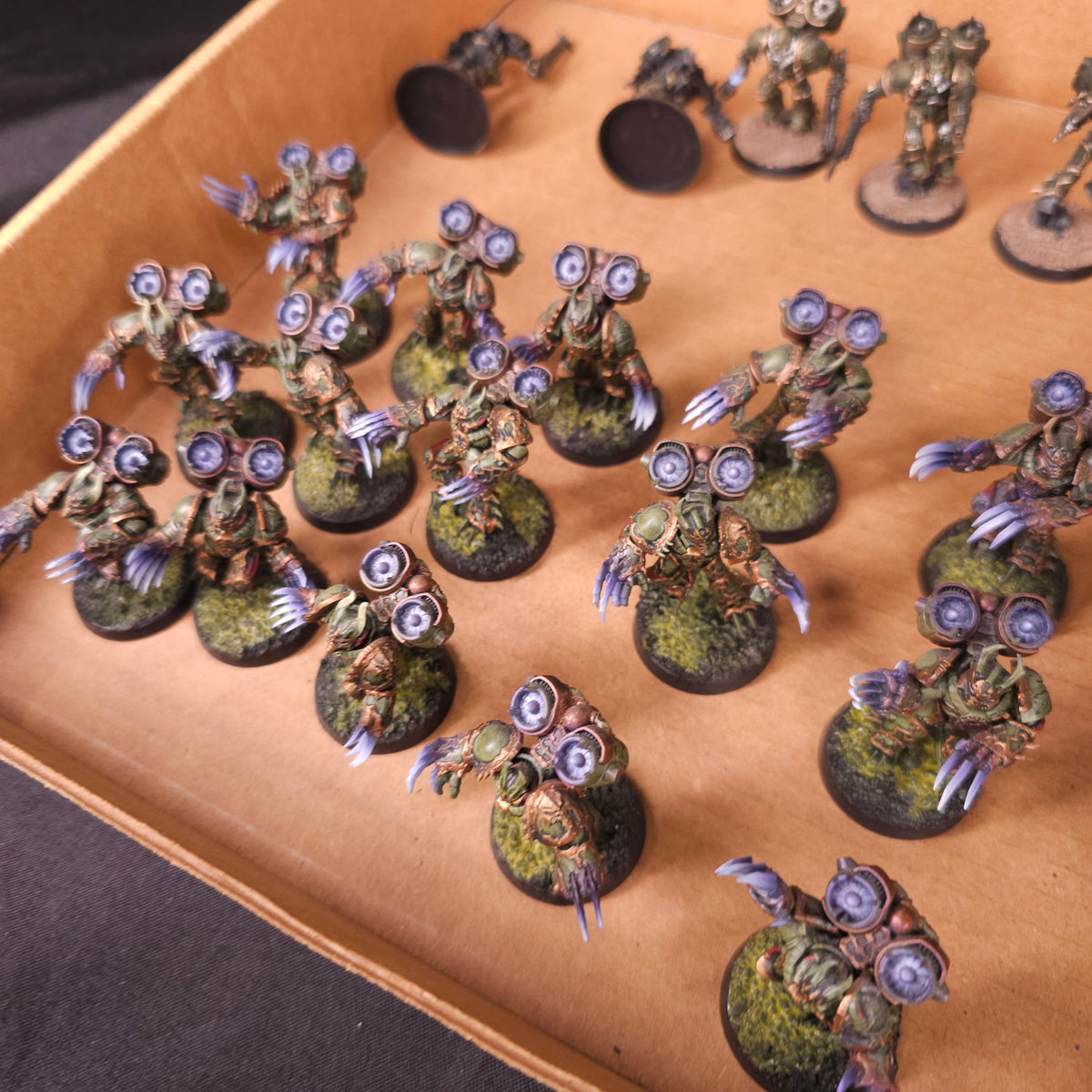 Painted Nurgle-Themed Raptors and Warp Talons - detail 2