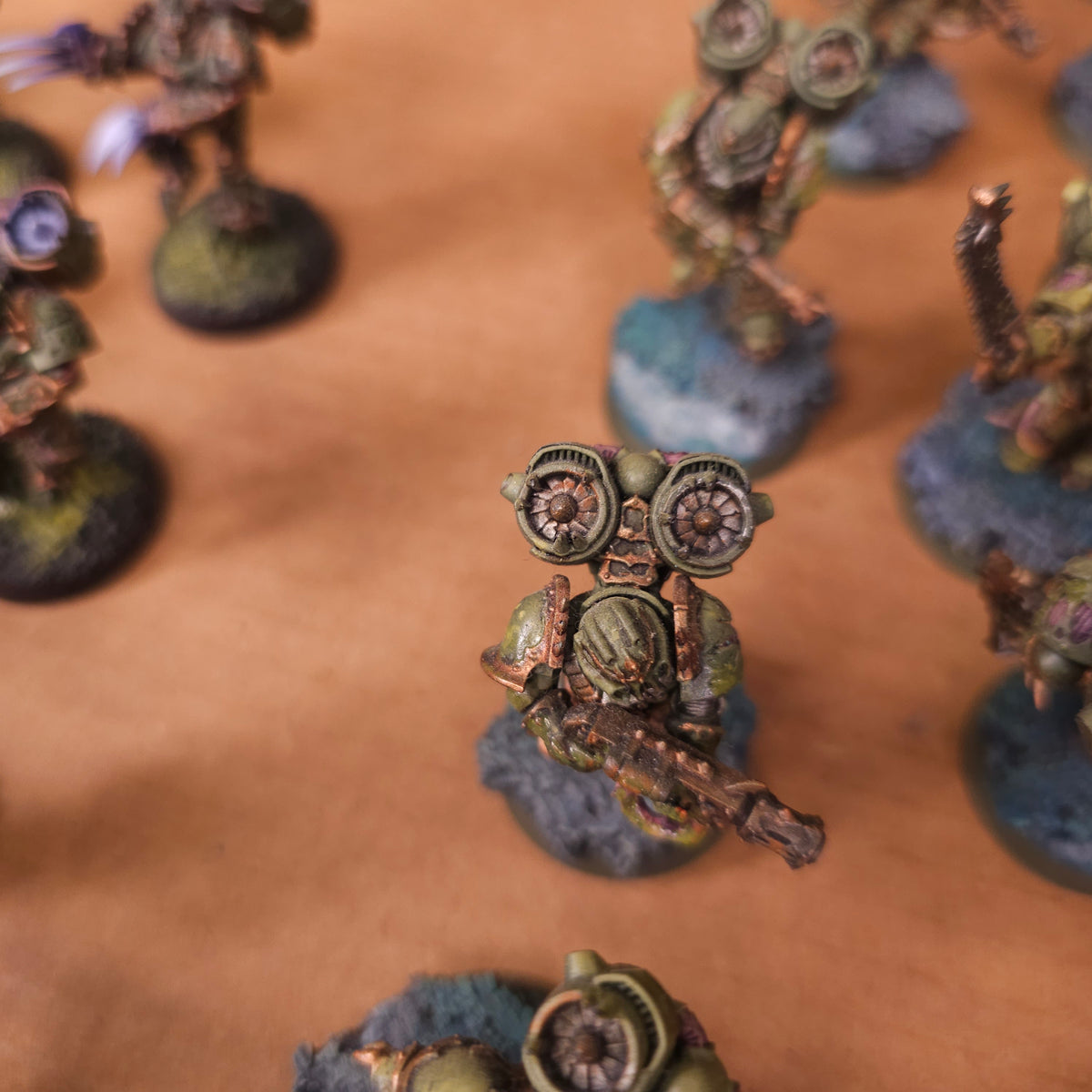 Painted Nurgle-Themed Raptors and Warp Talons - detail 3