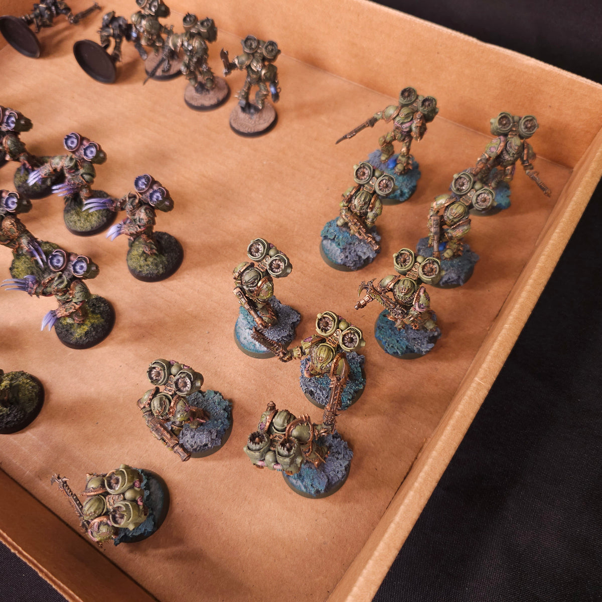 Painted Nurgle-Themed Raptors and Warp Talons - detail 5