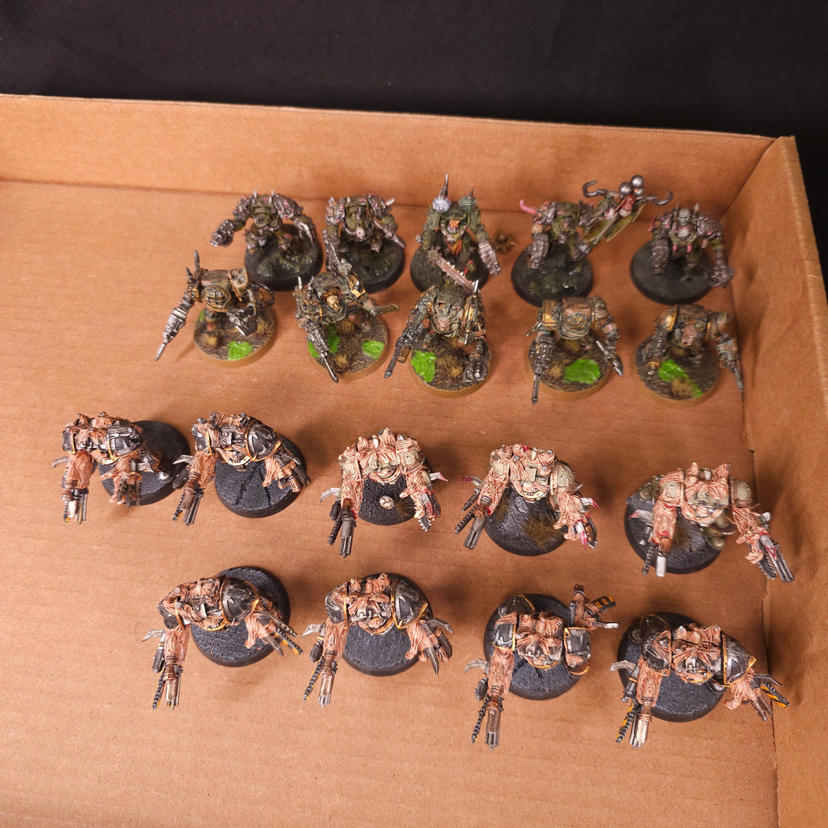 Converted Nurgle Terminators - full lot overview