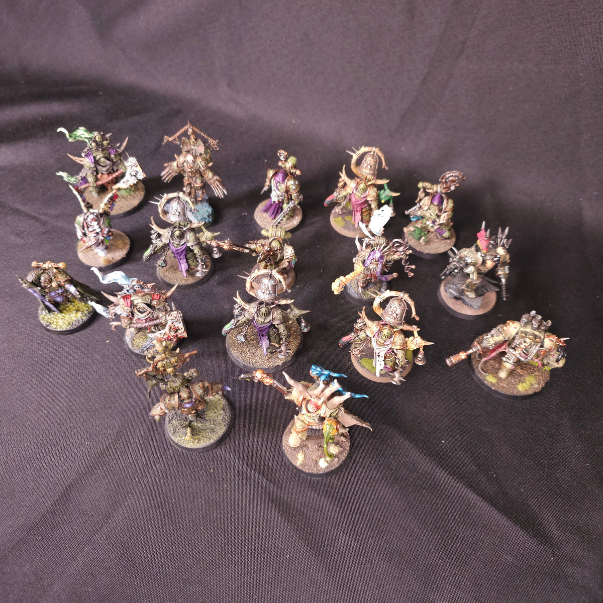 Death Guard Lords and Characters - full lot overview