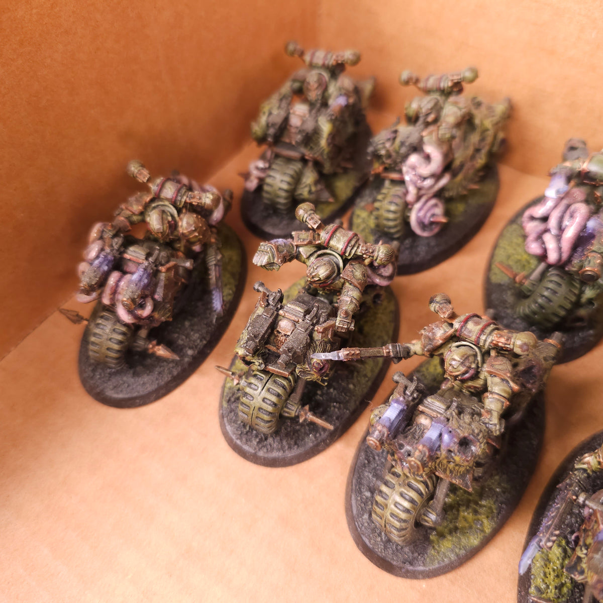 Converted Nurgle Bikers - photograph 3, alternate view or detail