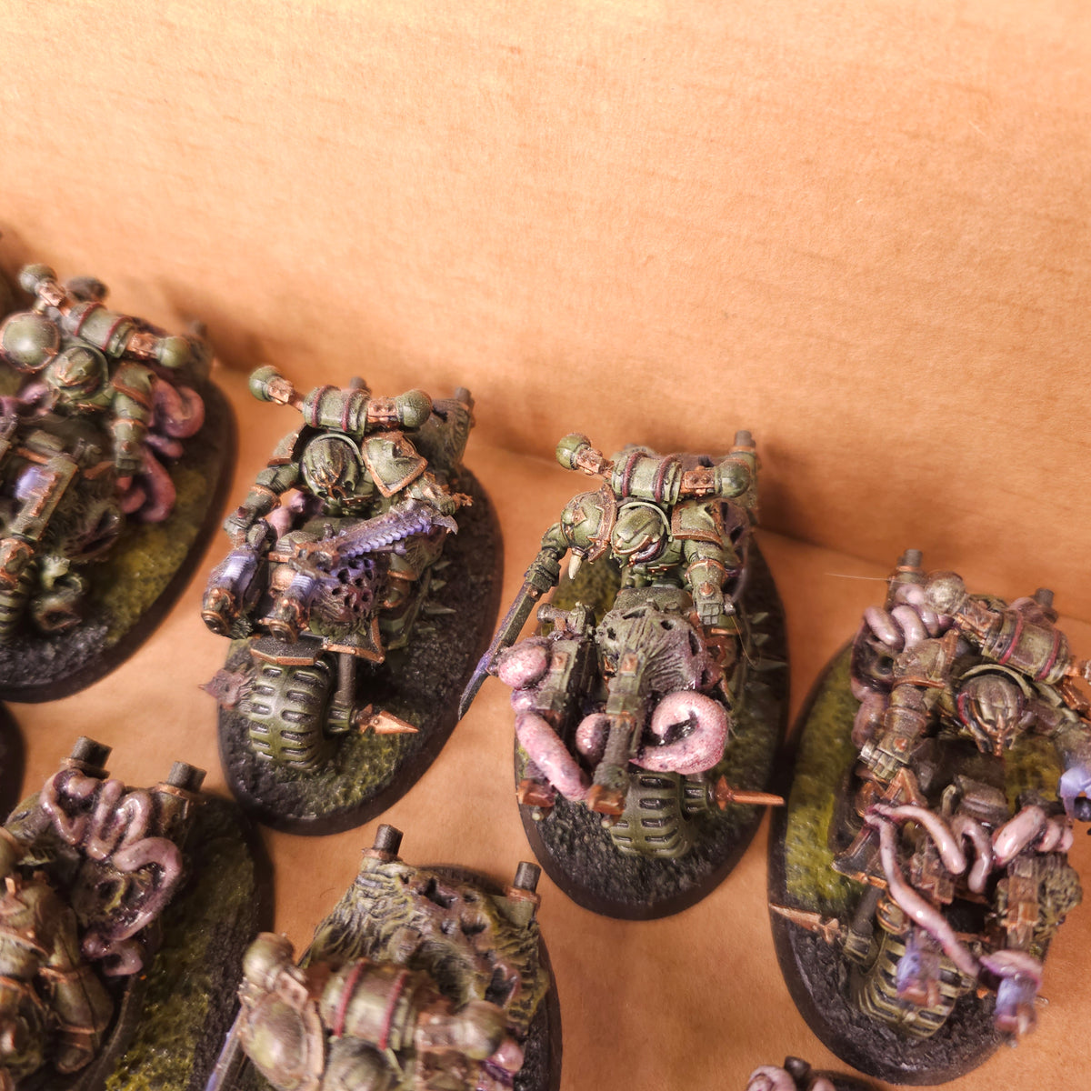 Converted Nurgle Bikers - photograph 4, alternate view or detail