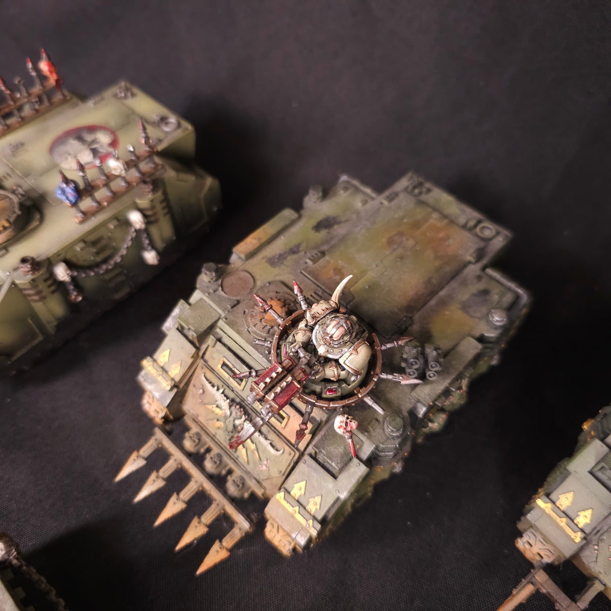 Nurgle Rhinos - Rusted Armour - photograph 4, alternate view or detail