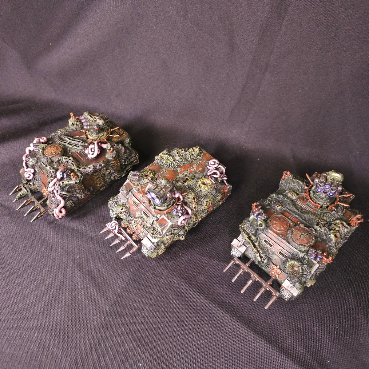 Heavily Mutated Rhino Transports - full lot overview