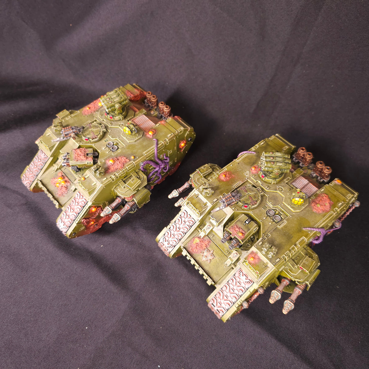 Land Raiders - Green and Purple - full lot overview