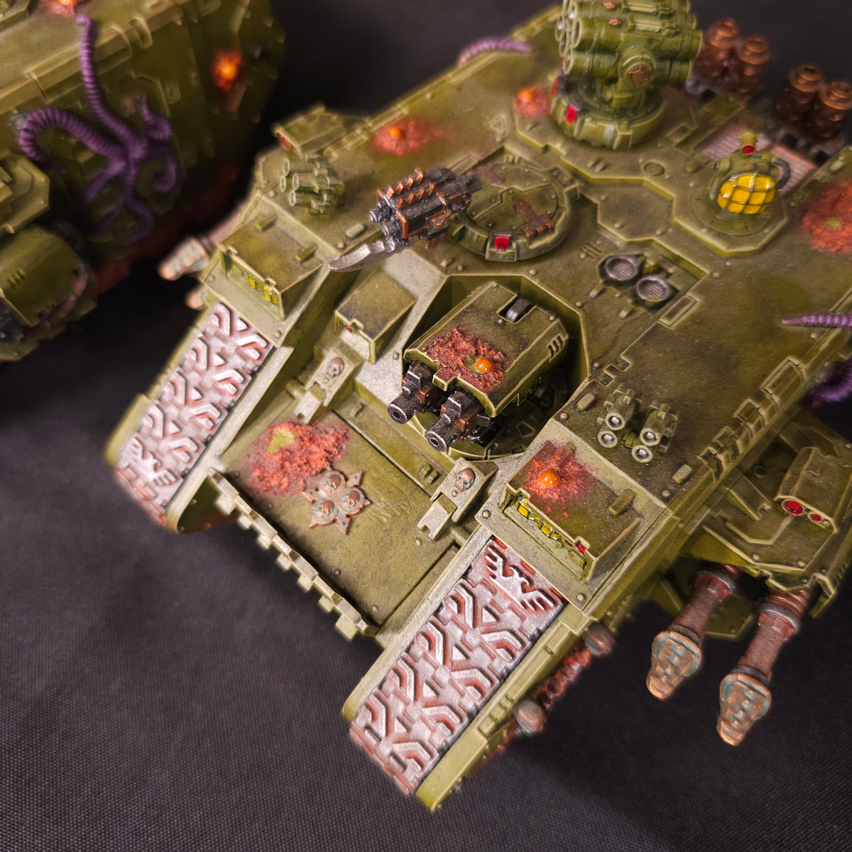 Land Raiders - Green and Purple - photograph 2, alternate view or detail