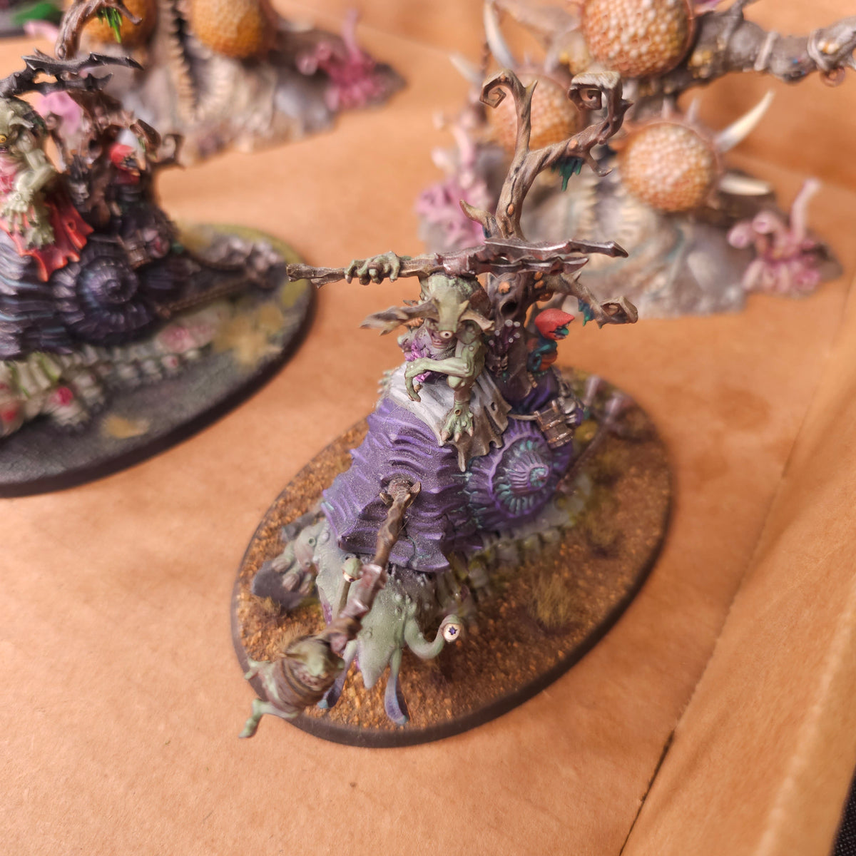 Nurgle Daemon Characters and Gnarlmaws - photograph 2, alternate view or detail