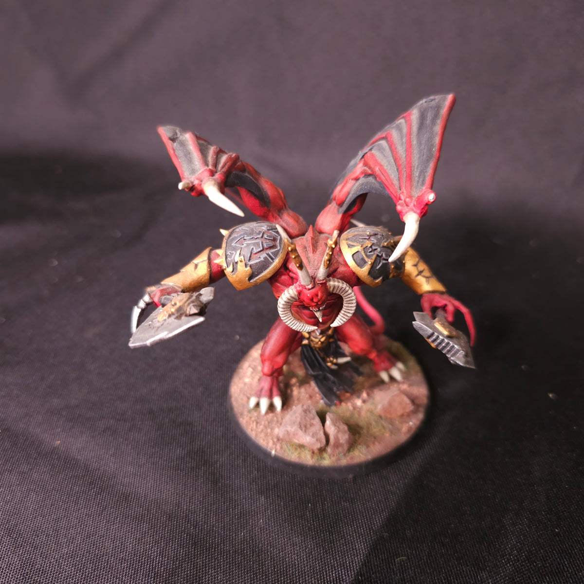 Winged Daemon Prince - Red and Black - full lot overview