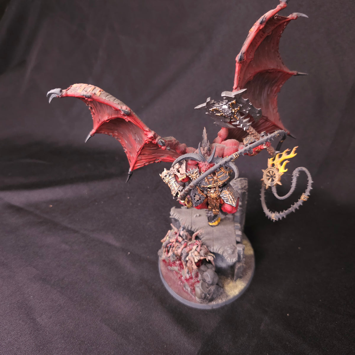 Bloodthirster - Axe, Whip and Scenic Base - full lot overview