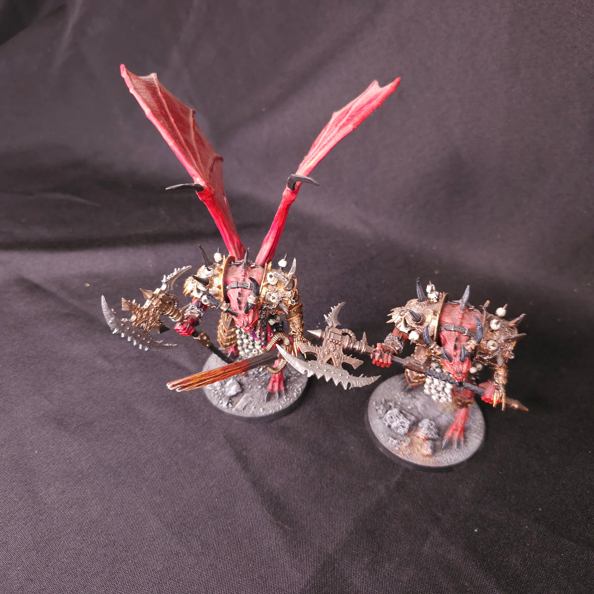 Forge World Khorne Daemon Princes - Balrog Wing Conversion - full lot overview