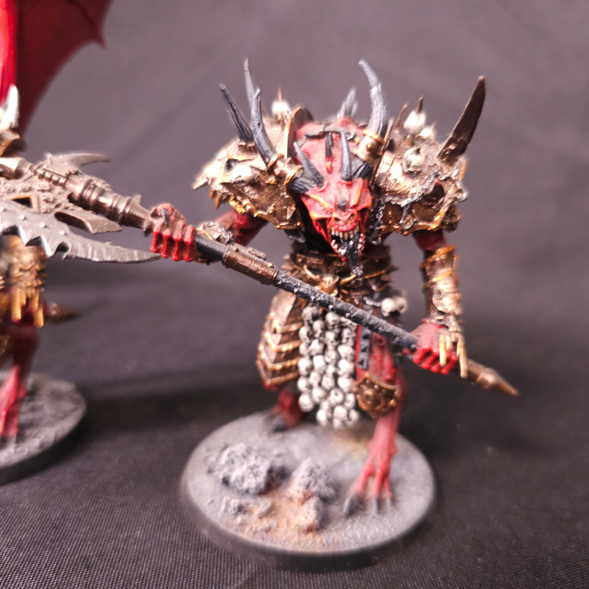 Forge World Khorne Daemon Princes - Balrog Wing Conversion - photograph 3, alternate view or detail