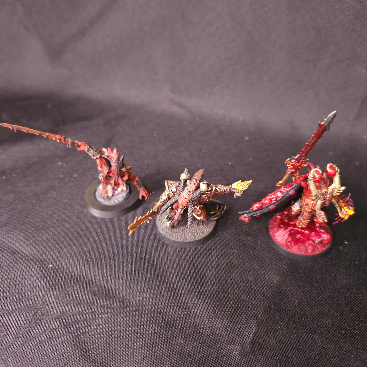 Skulltaker and Khorne Daemon Characters - entire lot overview