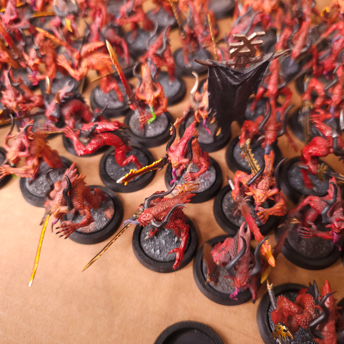 Large Painted Bloodletter Horde - detail view 1
