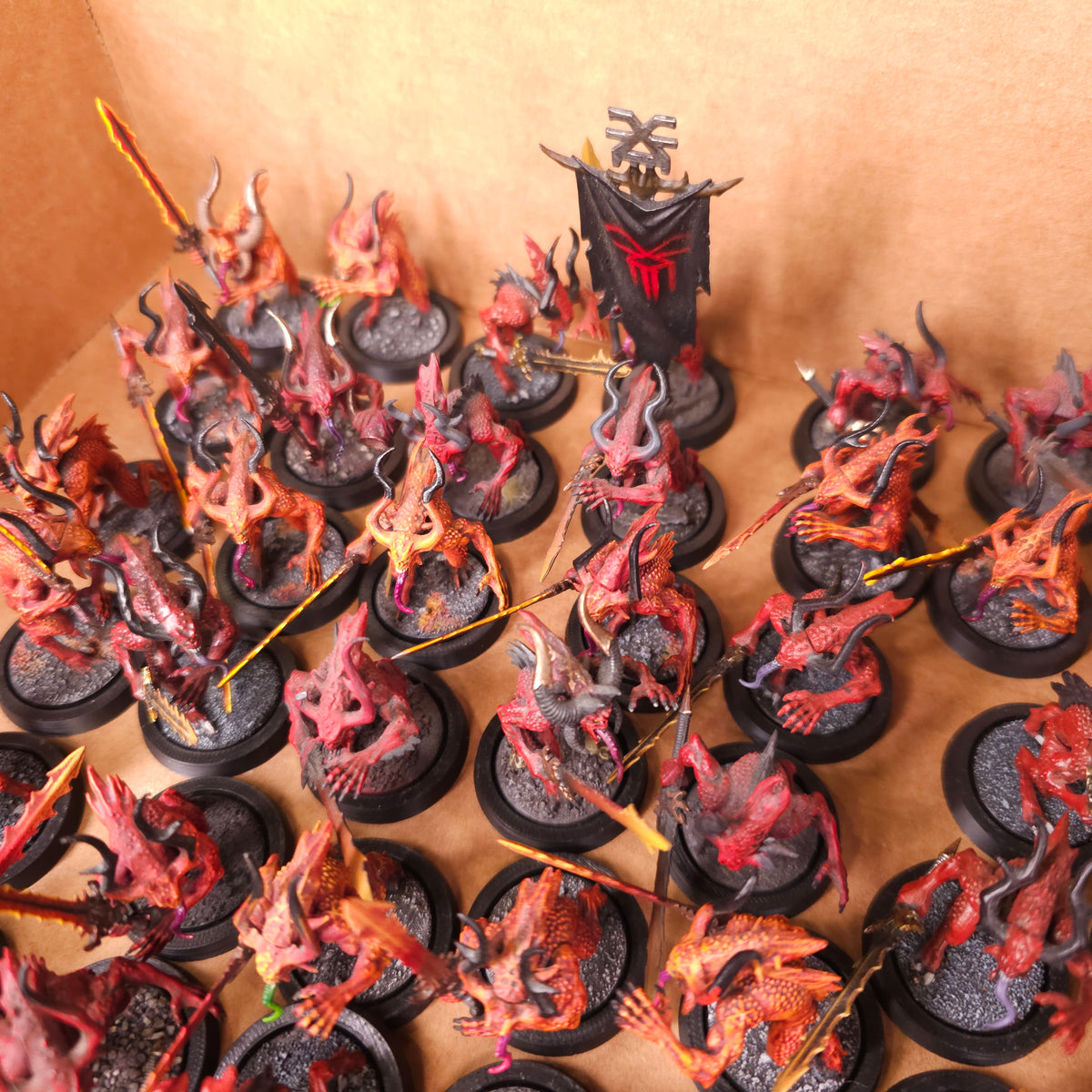 Large Painted Bloodletter Horde - detail view 3