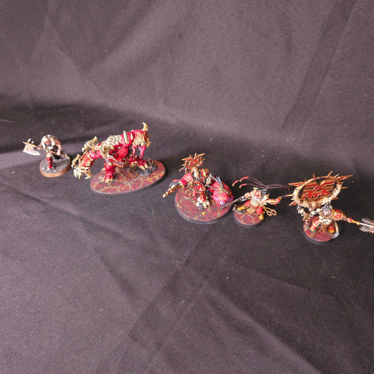 Painted Khorne Warband and 40k Conversions - detail view 3